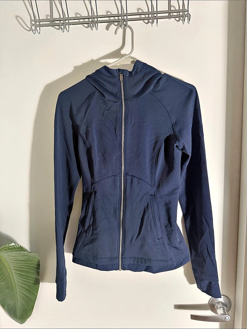 lululemon Define Jacket Hooded Full-Zip Blue Size 6
